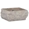 vidaXL Lavabo Gris 30x30x13 cm Marbre Voir les images du produit 8