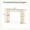 KOMFOTTEU Moderní barový stůl, stojací stůl s elegantním Náhled obrázku produktu 6