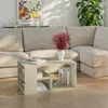 Stolik kawowy 'Antaa' do salonu 80 x 50 x 40 cm z miejscem Podgląd zdjęcia produktu 2