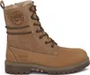 A side view of a brown lace-up boot. Voir les images du produit