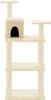 vidaXL Graffiatoio in sisal crema 118,5 cm Anteprima dell’immagine prodotto 3