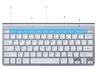 Clavier et souris - Ensemble sans fil - USB - Mini Slim - Voir les images du produit 6