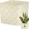 KOTARBAU® Keramik Blumentopf quadratisch Vintage Creme Produktbild-Vorschau 1