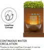 blumfeldt Windflower fontána, 11 W, 750 l/h, LED pás, Náhled obrázku produktu 5