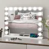 Puluomis make-up zrcadlo 80x60 cm, hollywoodské zrcadlo s Náhled obrázku produktu 1
