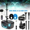 45W 3000L/H Springbrunnenpumpe mit UVC-Klärer & RGB Produktbild-Vorschau 1