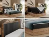Boxspringbett, Zwei Bettkästen, Komplett-Set mit Matratze Produktbild-Vorschau 2