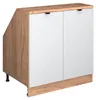 Szafa skosna Vicco Rion Białe pofałdowanie 80 x 81.6 cm z 2 Podgląd zdjęcia produktu 1