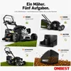ONBEST Rasenmäher Benzin mit Antrieb TXC-3653E | 53 cm Produktbild-Vorschau 5