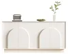 Weißes Sideboard mit gewölbten Türen, 4 Türen, viel Produktbild-Vorschau 2