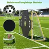 Puerta de fútbol COSTWAY con marco desmontable, 215 x 152 Vista previa de la imagen del producto 7