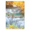 MuchoWow® Mauspad Mousepad Wasserfall - Herbst - Bäume - Produktbild-Vorschau 1