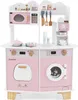 Cucina per bambini COSTWAY con accessori, cucina per Anteprima dell’immagine prodotto 1