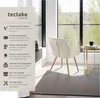 Chaise MARILYN en velours matelassé - crème/or, Lot de 6 Voir les images du produit 2