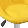 vidaXL Barhocker 2 Stk. Senfgelb Samt Produktbild-Vorschau 7