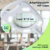 LED-Lupenleuchte mit 5x Vergrösserung – Arbeitsleuchte mit Produktbild-Vorschau 5