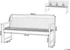 BELIANI Gartenbank hellbraun Akazienholz 160 cm Landhaus Produktbild-Vorschau 7