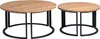 Couchtisch Satztisch 2er Set DAGO cm Nachbildung Eiche Produktbild-Vorschau 1