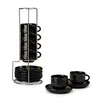 MALACASA 6-tlg Tassen Set, Porzellan Espresso-Set, Produktbild-Vorschau 1