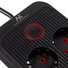 Maclean zásuvková lišta 6cestný prodlužovací kabel + 4xUSB Náhled obrázku produktu 9