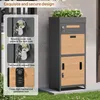 Flieks Paketbriefkasten Standbriefkasten mit Pflanzdach, Produktbild-Vorschau 6