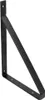 Regalwinkel Gino Dreieckwinkel Gardrobenkonsole Schwarz Produktbild-Vorschau 1