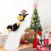 COSTWAY Pingouin de Noël LED, décoration de Noël illuminée Voir les images du produit 8
