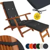 Detex Coussin pour chaise longue anthracite pour siège Voir les images du produit 1