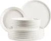 Porzellangeset, 6 Personen, weiß, einfach, elegant Produktbild-Vorschau 1