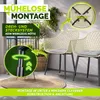 Lot de 6 chaises de jardin tillvex® résistantes aux Voir les images du produit 4