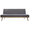 Schlafsofa Atmosphera Dohan Polyester Dunkelgrau (182 x 80 Produktbild-Vorschau 1