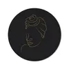 MuchoWow® Mauspad Mousepad Frau - Kopftuch - Gold - Produktbild-Vorschau 1