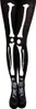 Oblique Unique Skelett Strumpfhose Knochen Halloween Kostüm Produktbild-Vorschau 1
