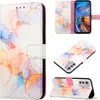 Moto E32 Hülle, Marmor Motiv Kunstleder Tasche Wallet Produktbild-Vorschau 1