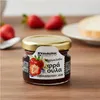 Kandylas Erdbeerkonfitüre Mini-Glas auf Holz mit Erdbeeren Produktbild-Vorschau
