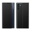 Galaxy Note 10 Pouzdro, Slim Flip Kožené Pouzdro s Okénkem Náhled obrázku produktu 2