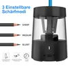 Elektrischer Bleistiftspitzer, 3-Stufen-Spitzen Anspitzer, Produktbild-Vorschau 2