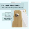 Miroir de maquillage en bambou, grossissement x5 Voir les images du produit 13