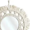 Wandspiegel Boho/Ibiza - Makramee - rund - natur - D55 cm Produktbild-Vorschau 4
