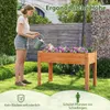 COSTWAY Podwyższona grządka ogrodowa z drewna, Podwyższona Podgląd zdjęcia produktu 7