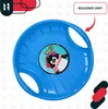 A blue sled with a penguin sticker on it, presented on a white background with a watermark. Náhled obrázku produktu