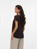 VERO MODA, maglietta a tinta unita Vmava, modello Ss, Anteprima dell’immagine prodotto 3