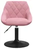 vidaXL Esszimmerstuhl Rosa Samt Produktbild-Vorschau 2