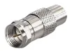 Transmedia Adapter; F-Stecker - Koax-Kupplung 9,5 mm, FF 17 Produktbild-Vorschau 1