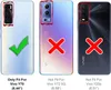 Three phone backs showing compatibility with a Vivo Y70 and incompatibility with Vivo Y72 5G and Vivo Y20s. Náhled obrázku produktu