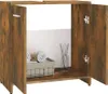 vidaXL Koupelnová skříňka Smoked Oak 60x33x60 cm Materiál Náhled obrázku produktu 4