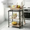 tectake® Servierwagen Worcester 65 x 41,5 x 87 cm Produktbild-Vorschau 8
