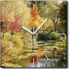 Coloray Uhr auf Leinwand 30x30 cm Wand Uhr Dekoration Produktbild-Vorschau 1