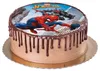 dekora - Essbare Spiderman Fondantpapierscheibe Ø 15,5 cm - Produktbild-Vorschau 2