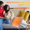 Elektrisches Heizkissen Gürtel 59x30cm, Heizgürtel Rücken Produktbild-Vorschau 6